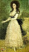 Francisco de Goya dona tadea arias de enriquez oil painting